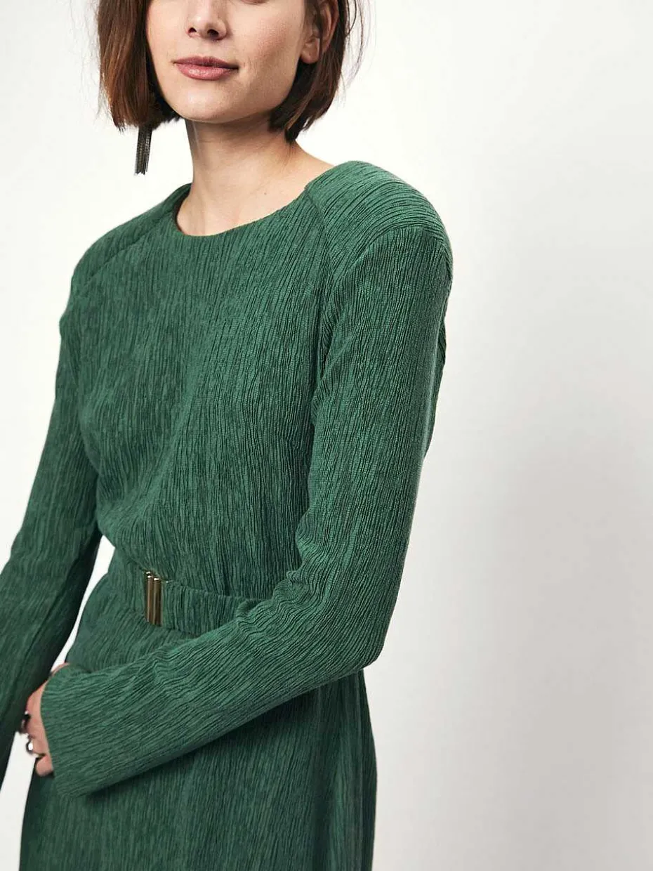 DANTE6 D6Anour Plisse Mini Dress Flash Sale