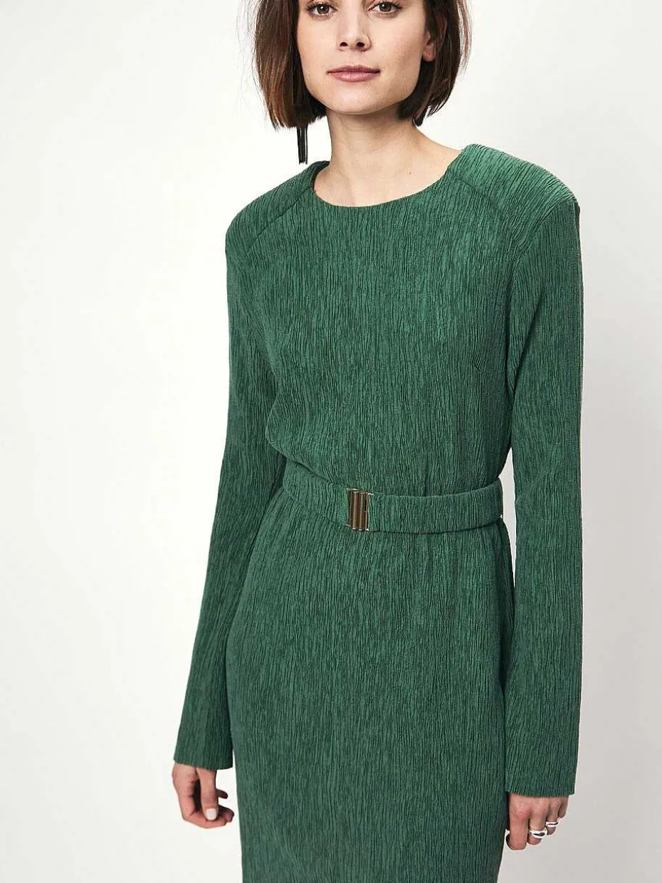 DANTE6 D6Anour Plisse Mini Dress Flash Sale