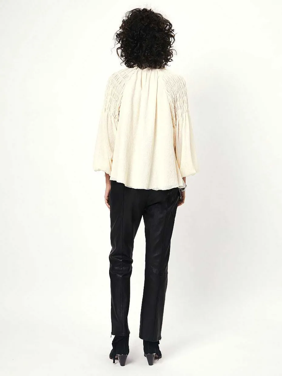 DANTE6 D6Aubrey Smocked Blouse New