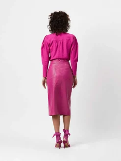 DANTE6 D6Davinia Leren Skirt Discount