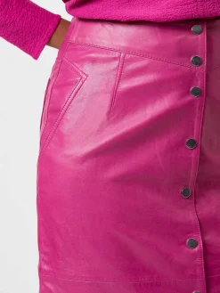 DANTE6 D6Davinia Leren Skirt Discount