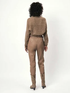 DANTE6 D6Farren Loose Leather Pants Clearance