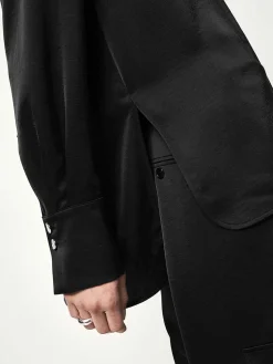 DANTE6 D6Harlow Satin Wide Pants Flash Sale
