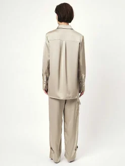 DANTE6 D6Harlow Satin Wide Pants Shop