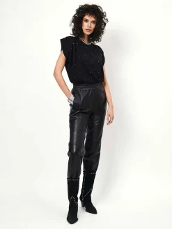 DANTE6 D6Idety Studded Rhinestone Tee Shop