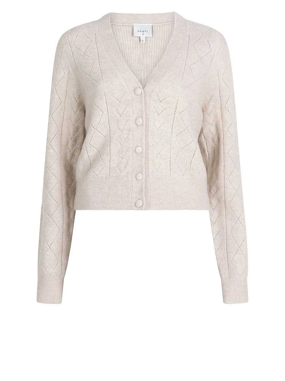 DANTE6 D6Ireen Ajour Knit Cardigan Shop