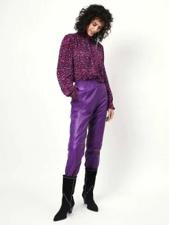 DANTE6 D6Kuno Leather Jogger Pants Fashion