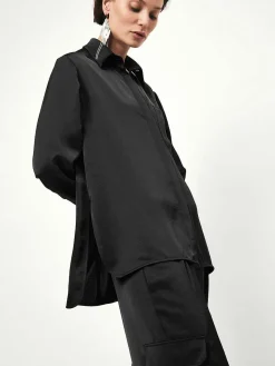 DANTE6 D6Louda Satin Long Shirt New