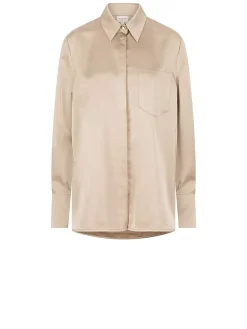 DANTE6 D6Louda Satin Long Shirt Hot