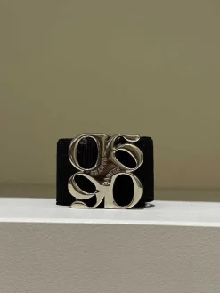 DANTE6 D6Motif Logo Tape Belt Gold Best Sale