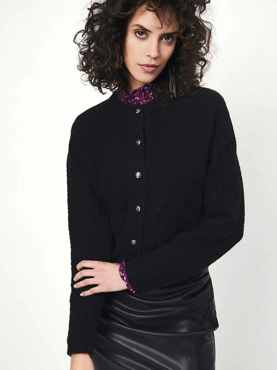 DANTE6 D6Nio Fancy Boucle Cardigan Fashion