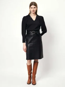 DANTE6 D6Noora Leather Skirt Best