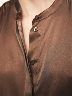 DANTE6 D6Pernaud Silk Smocked Blouse New