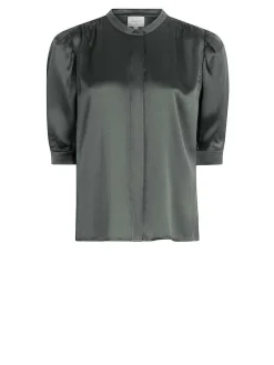 DANTE6 D6Pernaud Silk Smocked Blouse New