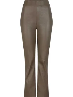 DANTE6 D6Tyson Flare Leather Pants Fashion