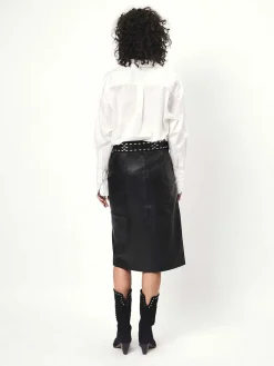 DANTE6 D6Yeva Leather Pencil Skirt Online