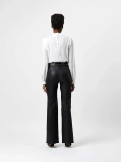 DANTE6 Gini Wide Leg Leren Broek Shop