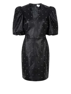 DANTE6 Jaudi Leren Jurk Discount