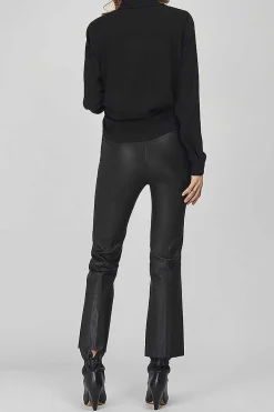 DANTE6 Tyson Leren Crop Flare Broek Store
