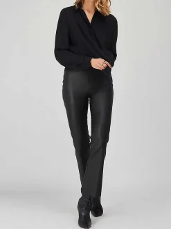 DANTE6 Tyson Leren Crop Flare Broek Store